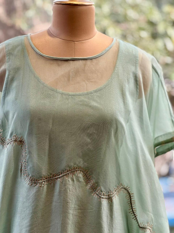 Green Kaftan Co Ord Set