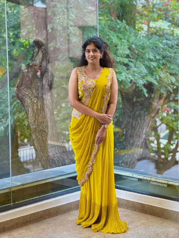 Yellow Jacket Style Drape