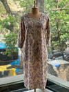 Beige Floral tunic