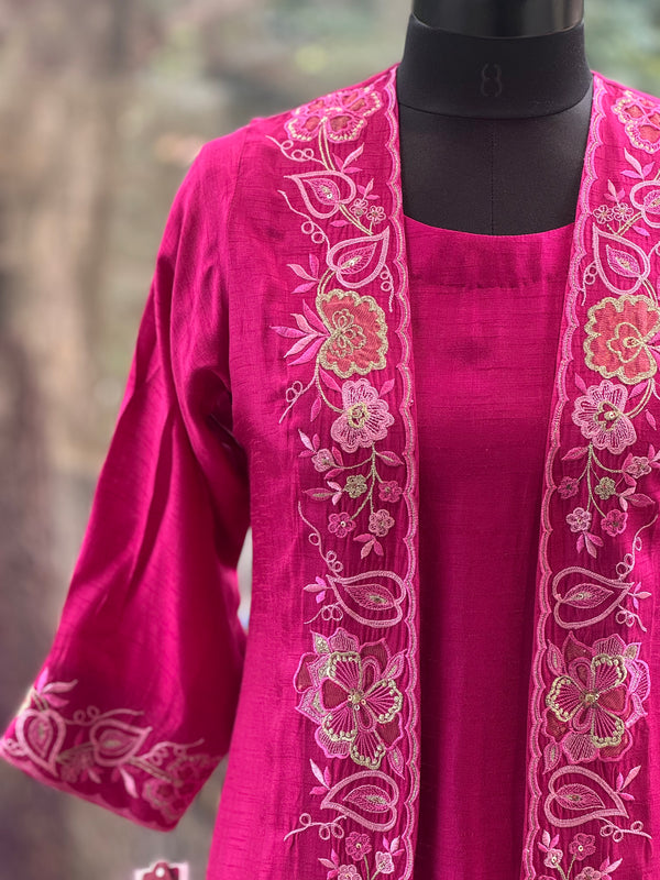 Pink Jacket Set