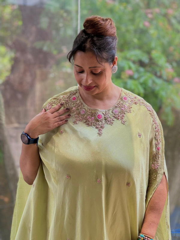 Light Green Kaftan Set