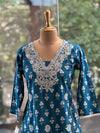 Blue Embroidered Tunic