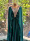 Green Kaftan Gown