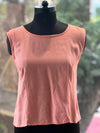 Pink Asymmetrical Cut Dhoti Set