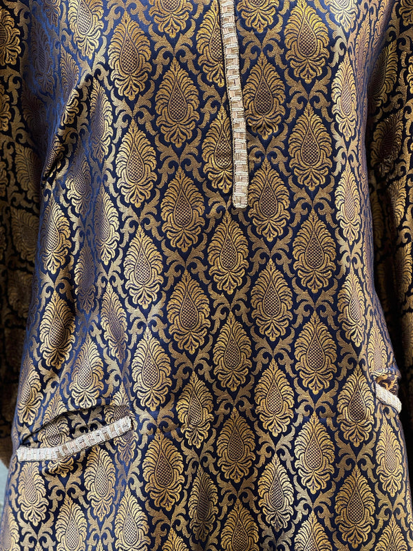 Blue Banarasi Co Ord
