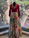Beige Lehenga Set