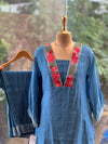 Blue Mul Co Ord