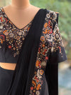 Black Intricate Drape Saree