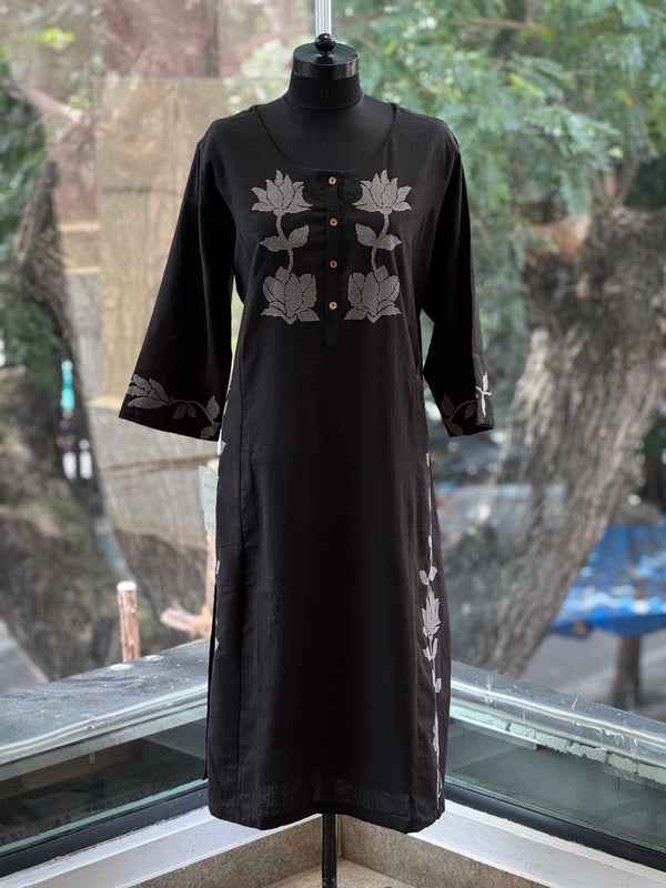 Black Cross Stich Co Ord