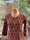 Maroon Printed Tunic