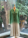 Green Shaded Kurta Set