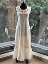 Cream Anghrakha Tunic