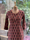 Maroon Printed Tunic