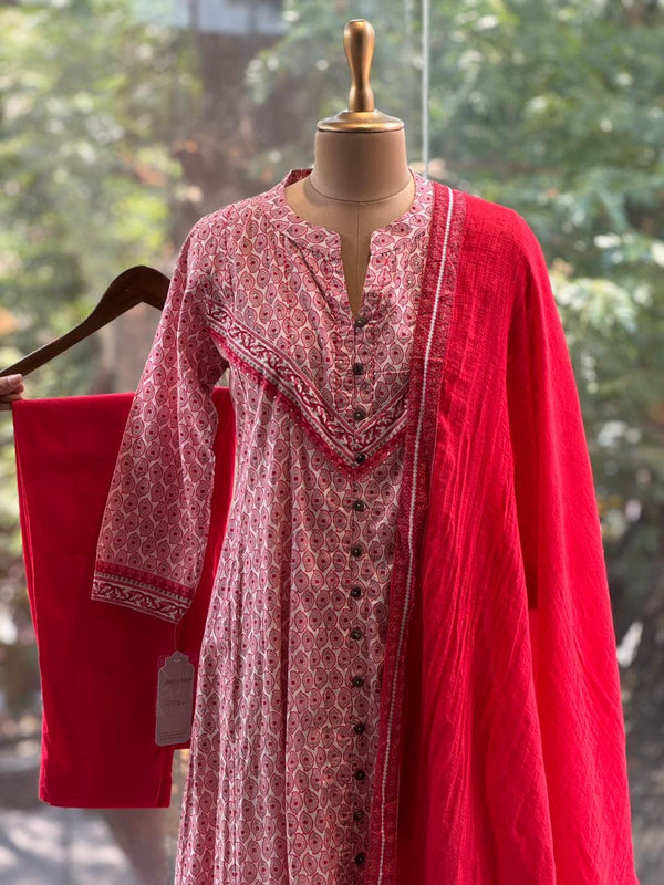 Red Printed Set