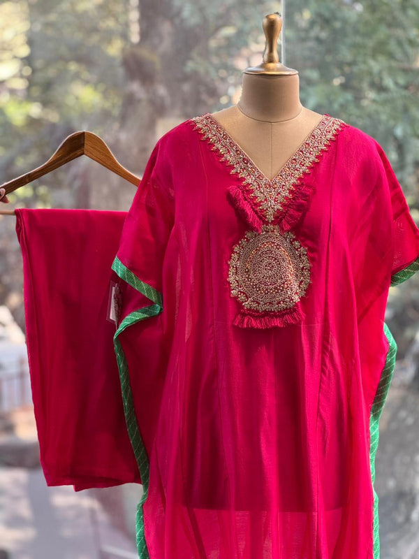 Pink Kaftan Co Ord