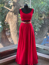 Red Jacket Set