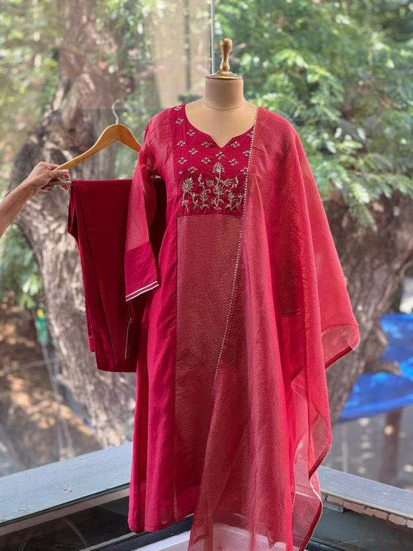 Pink Tissue Suit