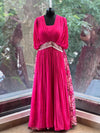 Pink Floral Lehenga