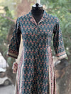 Teal Blue A-line Tunic