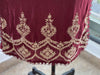 Maroon Dupatta Set