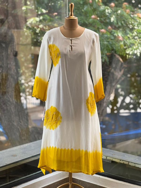 White/YellowCo Ord