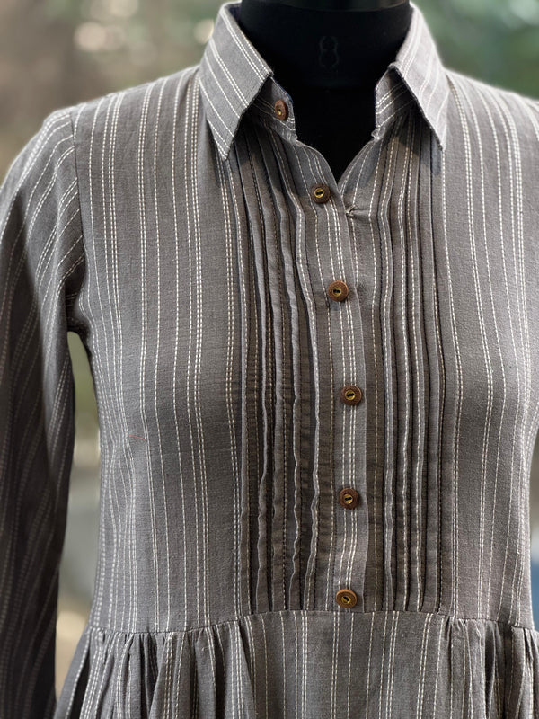 Grey Collared Tunic