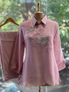 Pink Organza Co Ord