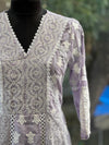 Mauve Emroidered Set