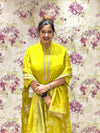 Yellow Digital Printed Dupatta Set