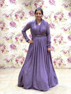 Mauve Shimmer Gown