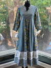 Blue Kalamkari Printed Tunic