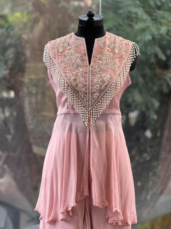 Light Pink Palazzo set
