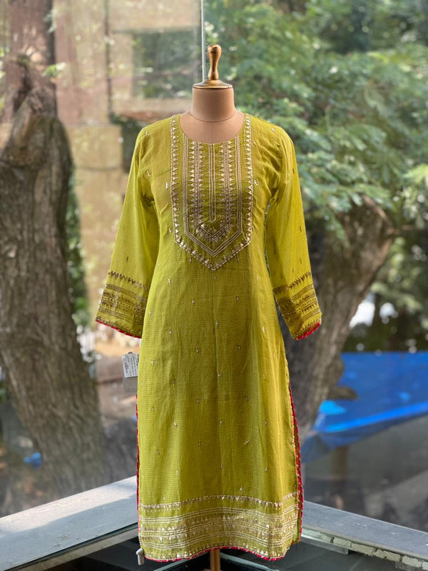 Fluorescent Green Kota Suit