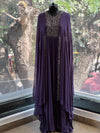 Mauve Pipe Work Gown