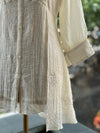 Half White Crush Co Ord