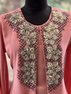 Pink Intricate Work Co Ord