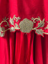 Red Skirt Set