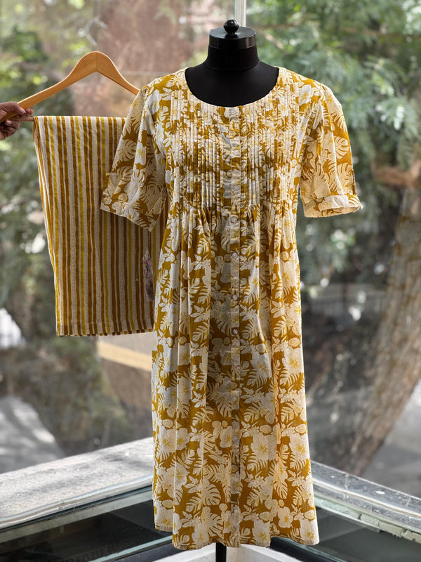 White/Yellow Floral Co Ord