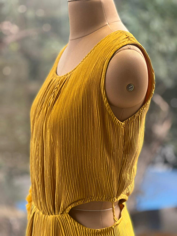 Yelllow Crushed Tunic