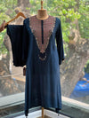 Blue Intricate Yoke Co ord
