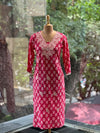 Pink Embroidered Tunic