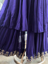 Purple Sharara Set