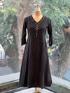 Black Printed Dupatta Set