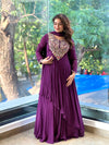 Dark Purple Gown