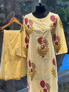 Light Yellow Floral Co Ord