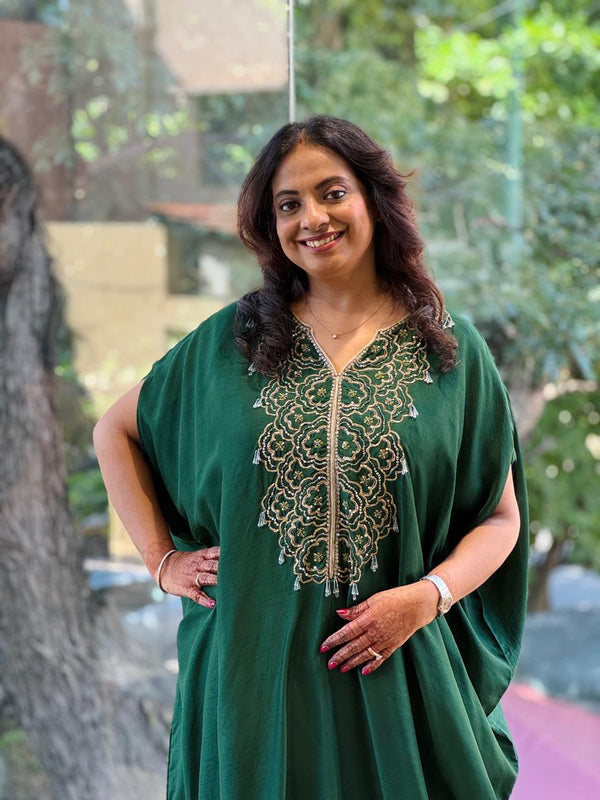 Bottle Green Kaftan Co Ord