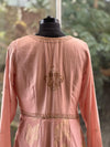Peach Banarsi Gown