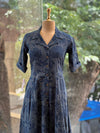 Blue Floral A-Line Tunic