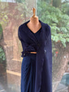 Navy Blue Crush Skirt Set