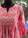 Pink Block Print Tunic
